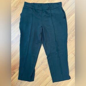 Maison d’ Amelie 100% Polyester Black Woman’s XL Elastic Waist Pants Lightweight